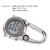 Đồng hồ carabiner kỹ thuật số dạ quang, chống trầy xước, tiện cho thắt lưng và balo ngoài trời - Giá ưu đãi 301,948₫ 3
