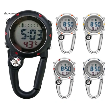 Đồng hồ carabiner kỹ thuật số dạ quang, chống trầy xước, tiện cho thắt lưng và balo ngoài trời - Giá ưu đãi 301,948₫