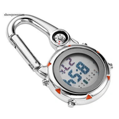 Đồng hồ carabiner kỹ thuật số dạ quang, chống trầy xước, tiện cho thắt lưng và balo ngoài trời - Giá ưu đãi 301,948₫