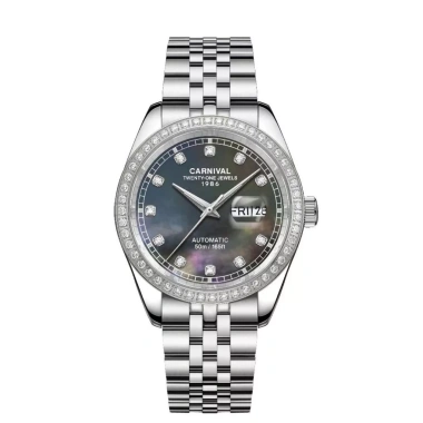 Đồng hồ Carniva Nam 8.131G2-VT Đính Đá Mặt Sapphire Dạ Quang 40mm Dây Kim Loại - 5.085.000 VND