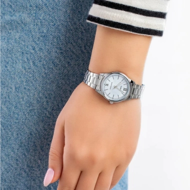 Đồng Hồ Casio Nữ LTP-V005D-2B3UDF Mặt Tròn Dây Kim Loại Chính Hãng Giá 961.000đ