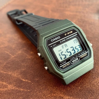 Đồng hồ Casio unisex dây nhựa F-91WM-3ADF - Giá 689.690, giảm còn 565.320 VNĐ