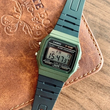 Đồng hồ Casio unisex dây nhựa F-91WM-3ADF - Giá 689.690, giảm còn 565.320 VNĐ