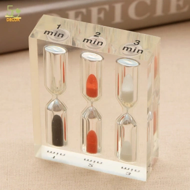 Đồng hồ cát 3 trong 1 - Đếm thời gian, để bàn trang trí phòng làm việc, học tập, quà tặng - Giá 90.000đ