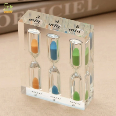 Đồng hồ cát 3 trong 1 - Đếm thời gian, để bàn trang trí phòng làm việc, học tập, quà tặng - Giá 90.000đ