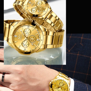 Đồng hồ Chenxi thạch anh đính đá cao cấp, chống nước, đôi bảo hành 1 năm - 266.750đ 4