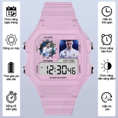 Đồng hồ chống nước điện tử Cristiano Ronaldo cho bé trai, bé gái 3+ tuổi - 125.910₫