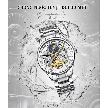 Đồng hồ Cơ Nam Tevise Hayden Dây Thép Đúc - Quý Ông Thời Thượng Giá Ưu Đãi 2.08 Triệu 3