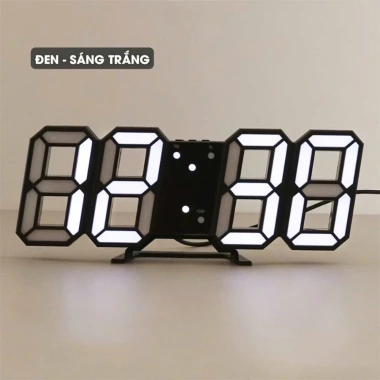 Đồng Hồ Để Bàn LED 3D ZAPPOINT - Thông Minh, Báo Thức Điện Tử, Giá 98.888₫ 10