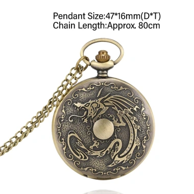 Đồng hồ đeo tay bỏ túi cổ điển số Ả Rập - Mượt mà, phù hợp cho công việc, học tập, du lịch - Giá chỉ 84.150 VND 3