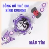 Đồng Hồ Đeo Tay Hoạt Hình Đèn LED Kuromi Hello Kitty Spiderman Nhiều Màu Cho Bé Giá Ưu Đãi 10