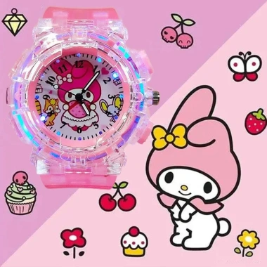 Đồng hồ đeo tay kỹ thuật số Hello Kitty LED nhiều màu – Giá chỉ 77.000₫ 7