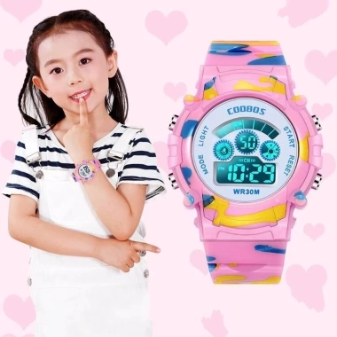 Đồng Hồ Điện Tử Đa Năng Chống Nước Có Đèn LED Cho Bé - Giá 82.060₫, Tiết Kiệm Ngay