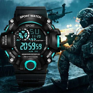 Đồng hồ điện tử nam nữ Sport Watchh mẫu mới, kỹ thuật số, thiết kế thể thao, bảo hành 12 tháng - Giá 18.000₫