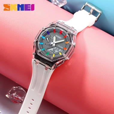 Đồng hồ điện tử SKMEI thời gian thể thao, báo thức phát sáng, tuần trong suốt, dây silicon – 286.000 VND 3 Đồng hồ điện tử SKMEI thời gian thể thao, báo thức phát sáng, tuần trong suốt, dây silicon – 286.000 VND 3
