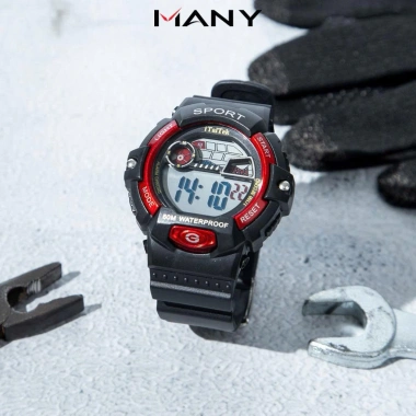 Đồng hồ điện tử thể thao nam Itaitek 816L dây cao su chống nước giá ưu đãi 240k