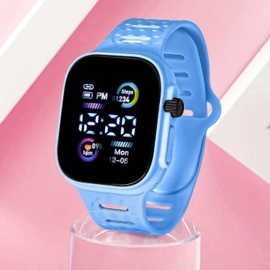 Đồng hồ điện tử thể thao sinh viên, vuông nhỏ phát sáng, giá trị cao, giảm còn 42.900₫ 4