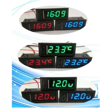 Đồng Hồ Điện Tử Xe Hơi 3 Trong 1 Hiển Thị Nhiệt Độ - Giá Ưu Đãi 225.500₫ 6 Đồng Hồ Điện Tử Xe Hơi 3 Trong 1 Hiển Thị Nhiệt Độ - Giá Ưu Đãi 225.500₫ 6