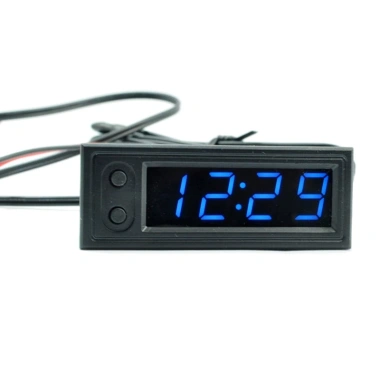 Đồng Hồ Điện Tử Xe Hơi 3 Trong 1 Hiển Thị Nhiệt Độ - Giá Ưu Đãi 225.500₫