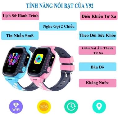 Đồng hồ định vị Y92 cho bé – nghe gọi 4G, GPS, chụp ảnh, voice chat, giá 505k 8 Đồng hồ định vị Y92 cho bé – nghe gọi 4G, GPS, chụp ảnh, voice chat, giá 505k 8