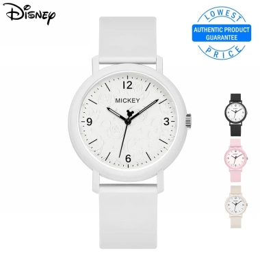 Đồng Hồ Disney Mickey Macaron Color Dạ Quang Chống Thấm Nước Học Sinh - Giá Ưu Đãi 935k
