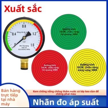 Đồng Hồ Đo Áp Lực Ký Miếng Dán Toàn Vòng Tròn Kỹ Thuật Số 3 Màu - Giá Ưu Đãi 142.106₫