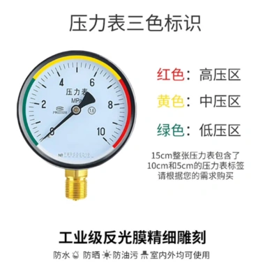 Đồng Hồ Đo Áp Lực Ký Miếng Dán Toàn Vòng Tròn Kỹ Thuật Số 3 Màu - Giá Ưu Đãi 142.106₫