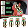 Đồng hồ đo áp suất lốp 4 chiếc Pomervn - Nắp van, cảnh báo, giám sát áp suất ô tô, giảm giá 48.400 VND
