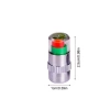Đồng hồ đo áp suất lốp 4 chiếc Pomervn - Nắp van, cảnh báo, giám sát áp suất ô tô, giảm giá 48.400 VND 9
