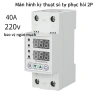 Đồng hồ đo công suất điện 220V - Độ chính xác cao, nút Reset, LCD PU I Kwh, bộ công tơ điện tử, giá ưu đãi 120k 9