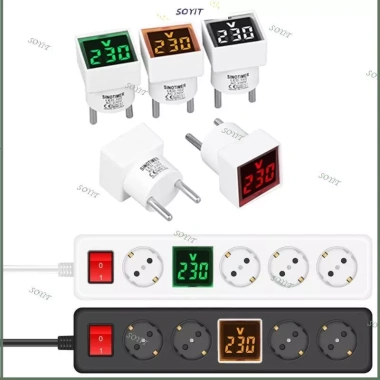 Đồng hồ đo điện áp kỹ thuật số LED SOYIT AC220V 230V – Chỉ báo vuông, đo nhanh Insta, giá ưu đãi 51.050₫ Đồng hồ đo điện áp kỹ thuật số LED SOYIT AC220V 230V – Chỉ báo vuông, đo nhanh Insta, giá ưu đãi 51.050₫