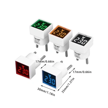 Đồng hồ đo điện áp kỹ thuật số LED SOYIT AC220V 230V – Chỉ báo vuông, đo nhanh Insta, giá ưu đãi 51.050₫ 2 Đồng hồ đo điện áp kỹ thuật số LED SOYIT AC220V 230V – Chỉ báo vuông, đo nhanh Insta, giá ưu đãi 51.050₫ 2