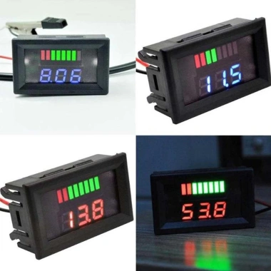Đồng hồ đo điện áp kỹ thuật số ô tô 12V-72V EHES Đo chính xác hiển thị LCD