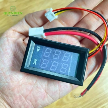 Đồng hồ đo điện áp và dòng DC hiển thị kép 0-100V 10A – Giá chỉ 53.350₫ – Linh Kiện Quỳnh Diễn 8