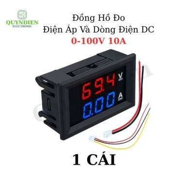 Đồng hồ đo điện áp và dòng DC hiển thị kép 0-100V 10A – Giá chỉ 53.350₫ – Linh Kiện Quỳnh Diễn 10