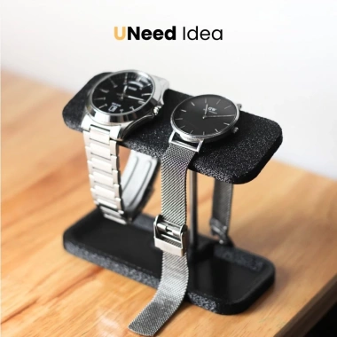 Đồng hồ đôi hiện đại UNeed Idea UNW03 - Kệ để bàn có khay trang sức, giá 42.320₫ 3
