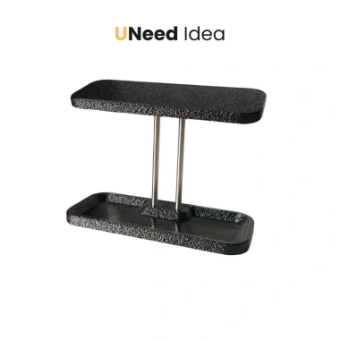 Đồng hồ đôi hiện đại UNeed Idea UNW03 - Kệ để bàn có khay trang sức, giá 42.320₫ 8