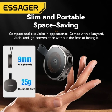 Đồng hồ iP hợp kim di động ESSAGER - Sạc không dây Type-C, giao diện kép, 158.900 VND
