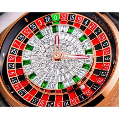 Đồng hồ Jacob & Co Casino Roulette 42mm Máy QUAZT - Thụy sĩ cao cấp, Giá chỉ 12tr (Giảm từ 14,4tr) 3 Đồng hồ Jacob & Co Casino Roulette 42mm Máy QUAZT - Thụy sĩ cao cấp, Giá chỉ 12tr (Giảm từ 14,4tr) 3