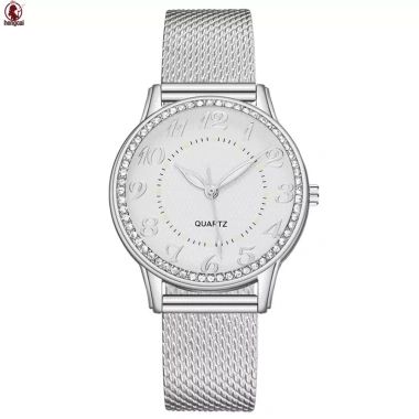 Đồng hồ kim cương nữ mặt tròn chống vỡ - Quà tặng mẹ, bạn gái, còn 57.860₫ 8