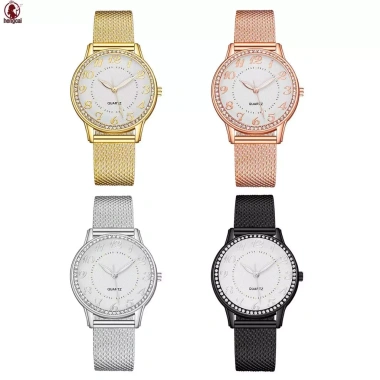 Đồng hồ kim cương nữ mặt tròn chống vỡ - Quà tặng mẹ, bạn gái, còn 57.860₫ 9