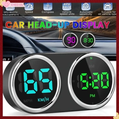 Đồng hồ kỹ thuật số GPS HUD 7 màu, báo động vượt tốc độ - Giảm giá, chỉ 147.428₫