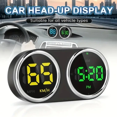 Đồng hồ kỹ thuật số GPS HUD 7 màu, báo động vượt tốc độ - Giảm giá, chỉ 147.428₫