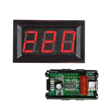 Đồng hồ LED đo điện áp AC 70-500V 2 pin 0.56 inch - Điều chỉnh sai số, giá 28.000₫