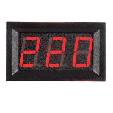 Đồng hồ LED đo điện áp AC 70-500V 2 pin 0.56 inch - Điều chỉnh sai số, giá 28.000₫