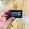 Đồng hồ LED đo dung lượng pin 12.6V, 2 cổng USB, hiển thị kỹ thuật số, giảm 20% 5