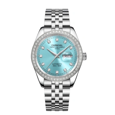 Đồng Hồ Nam CARNIVAL 8.131G2-VT Viền Đá 40mm - Chính Hãng, Giá Giảm 48% 4.813.800₫ 4