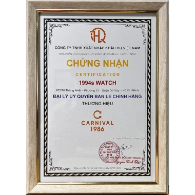 Đồng Hồ Nam Carnival 8.190G-VT Quartz Chính Hãng - Giá Giảm 29% Chỉ 2.990.000 VNĐ