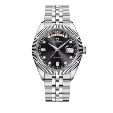 Đồng Hồ Nam Carnival 8.190G-VT Quartz Chính Hãng - Giá Giảm 29% Chỉ 2.990.000 VNĐ