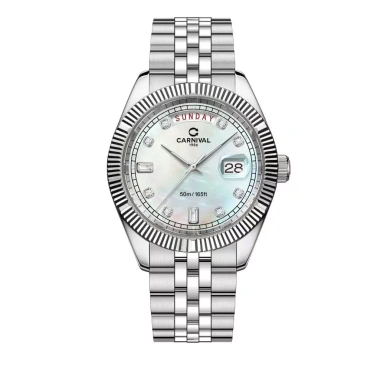 Đồng Hồ Nam Carnival 8.190G-VT Quartz Chính Hãng - Giá Giảm 29% Chỉ 2.990.000 VNĐ